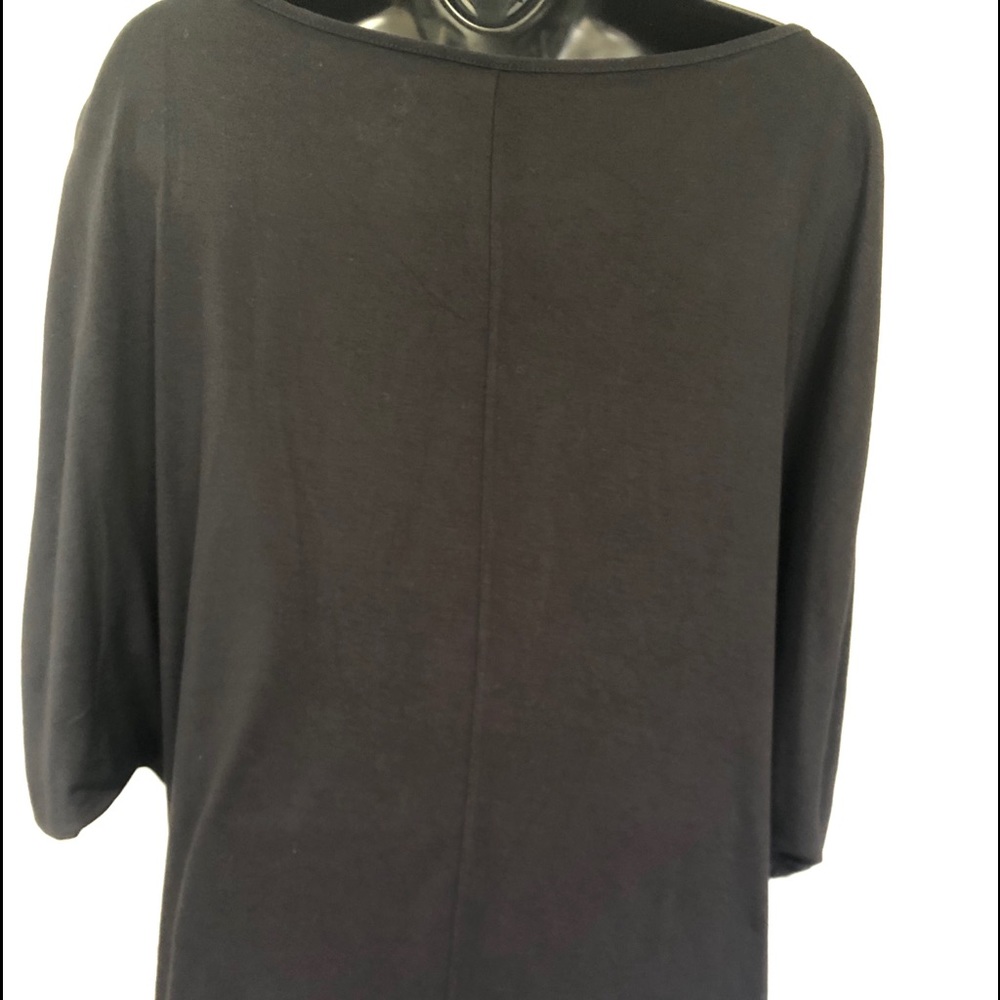 🆕 JUICY COUTURE BLACK WIDE SLEEVE TOP 🆕 - Picture 2 of 6